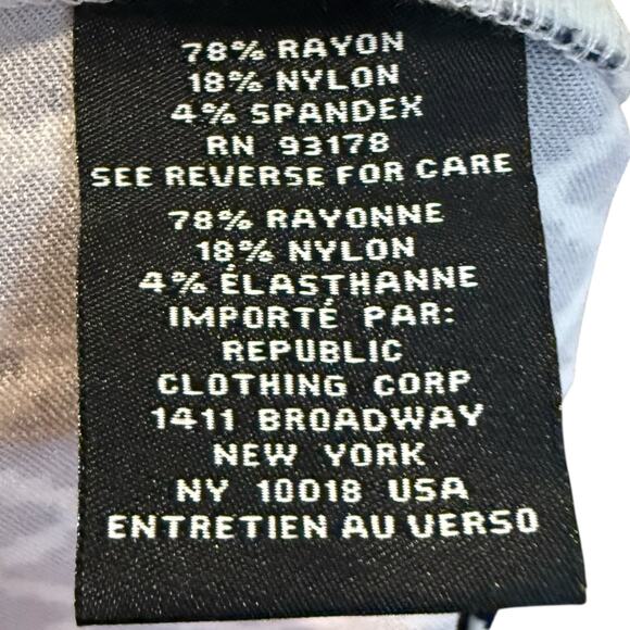 NWT Premise Navy & White print tummy control stretch ankle pants - Small - Picture 10 of 10